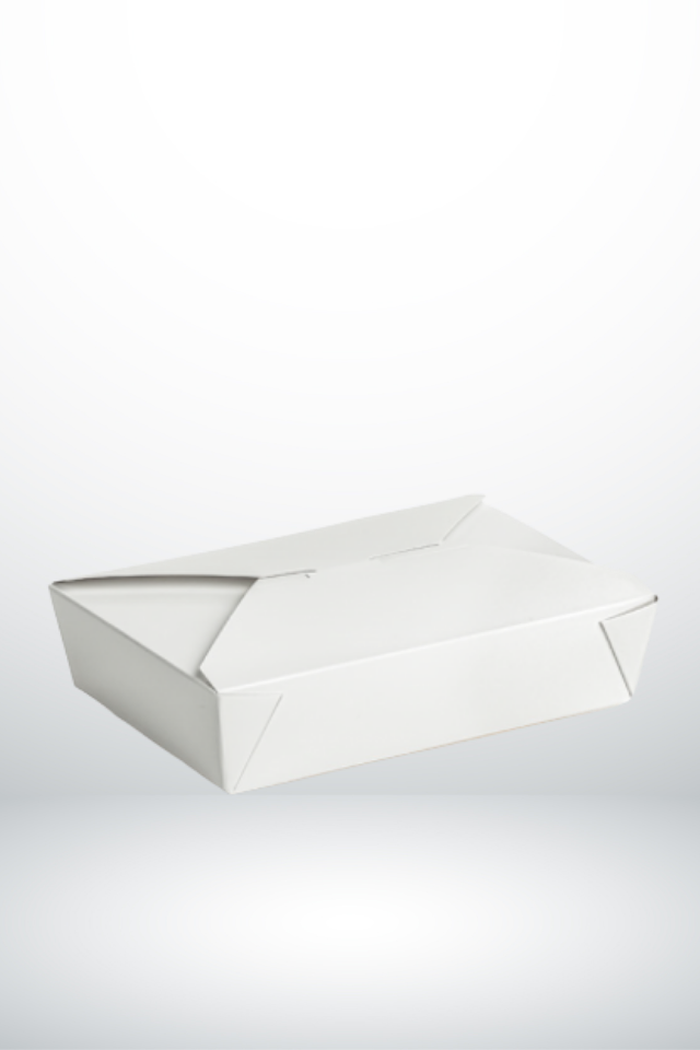 White Takeaway Container Size#2
