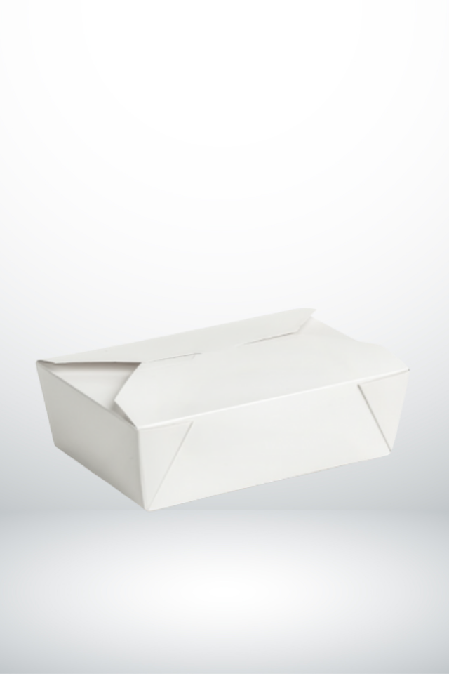 White Takeaway Container Size#3