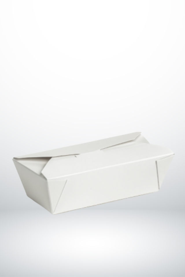 White Takeaway Container Size#5