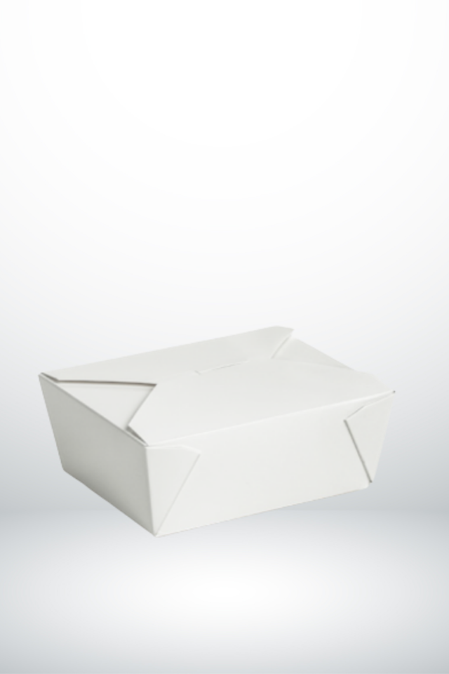 White Takeaway Container Size#6